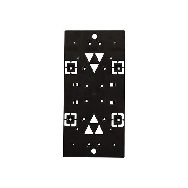 Gibraltar Mailboxes Universal Mailbox Mounting Bracket Molded Plastic Black, Mounting Bracket, PLMB0060