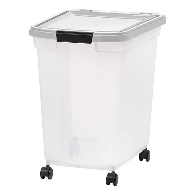 IRIS USA Nesting Airtight Pet Food Container for Dog, Cat, Bird and other Animals