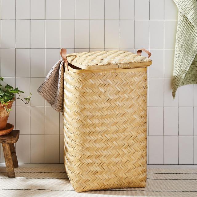 Danish Laundry Hamper with Lid
