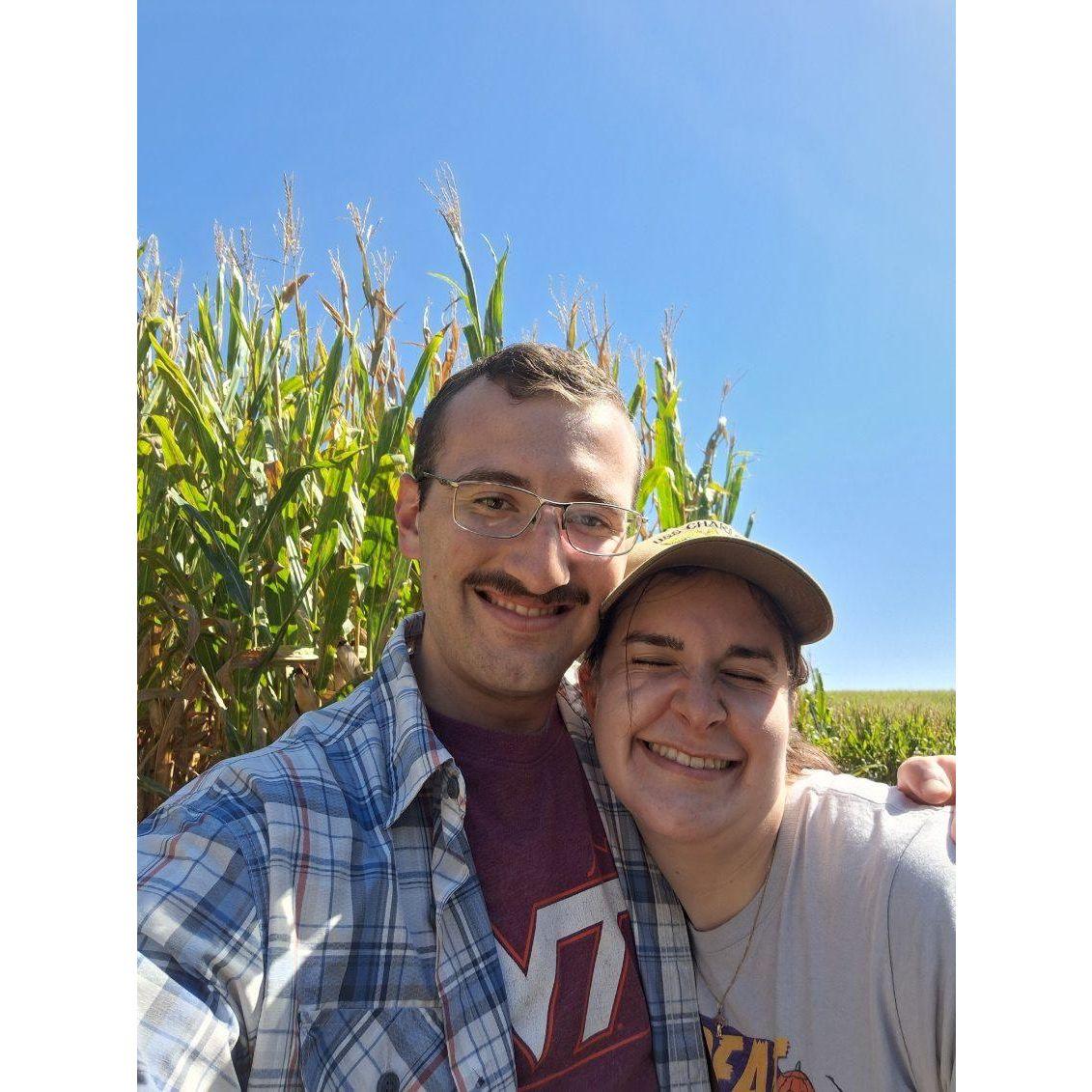 Yes, we got very lost in the Sinkland Farms corn maze!