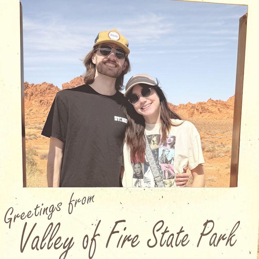 February 2025 - Exploring the desert with Griffin's parents!