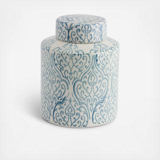 Decorative Ceramic Ginger Jar with Lid