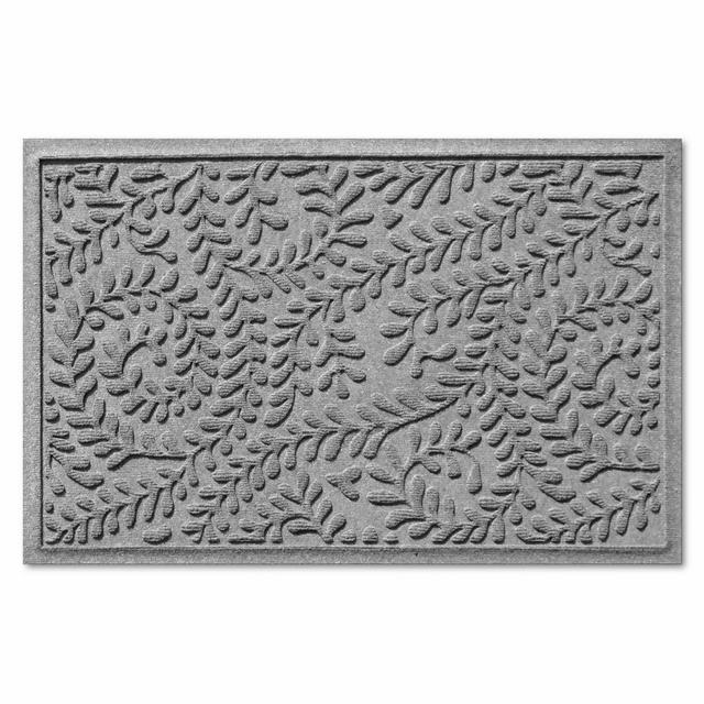 Weather Guard™ Boxwood Floor Mat in Medium Grey