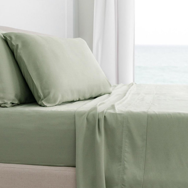 Sage Queen Classic Bamboo Bed Sheet Set