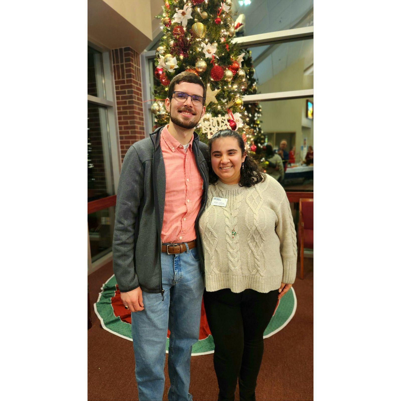 Our second Christmas together at St. Andrew, everyone always needs the classic tree picture.