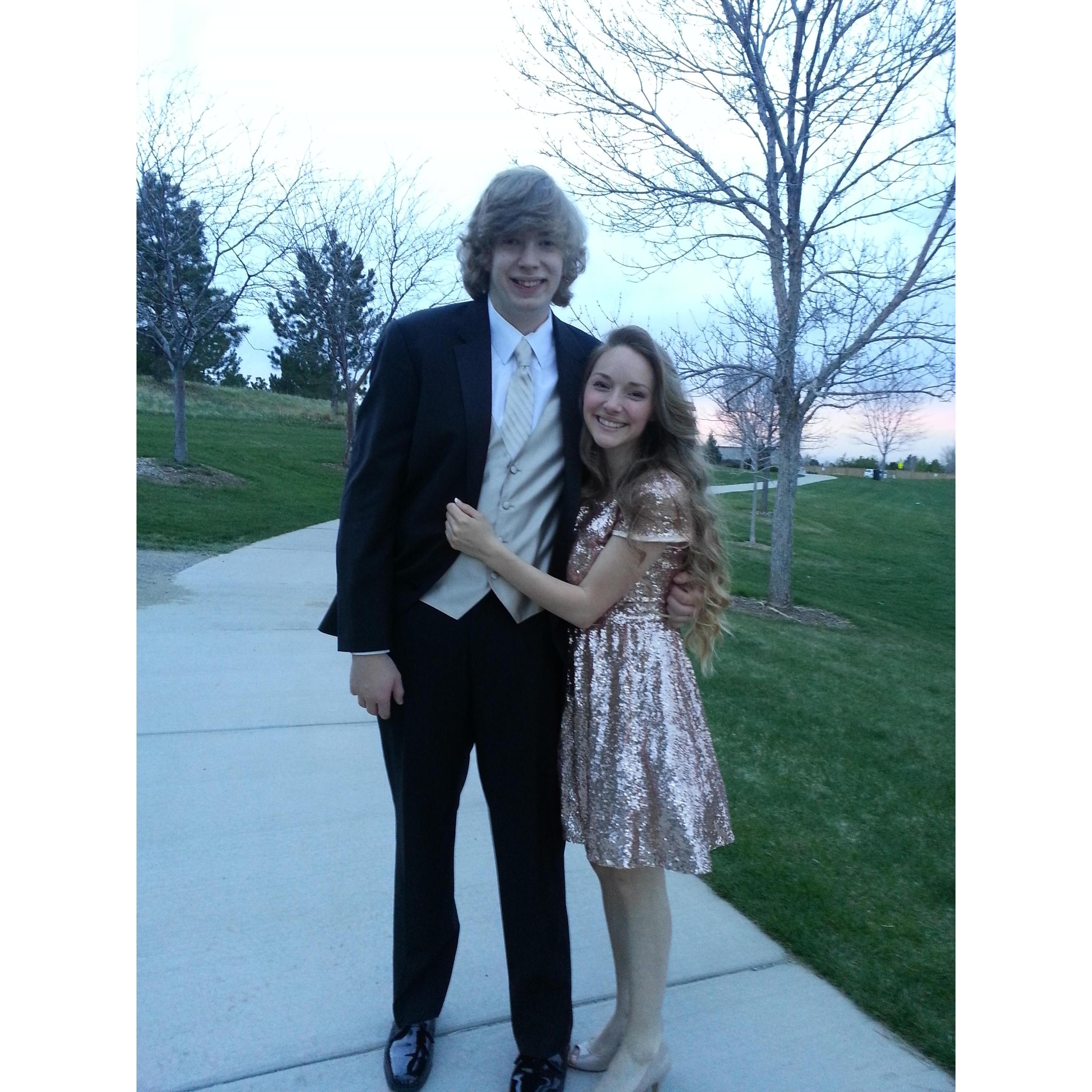 MAJOR throwback to when I flew to Colorado to go to Cameron's prom!!! :o