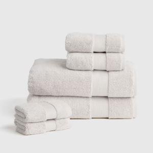 Turkish Ultra Luxe Plush Bath Towel Bundle in Silver