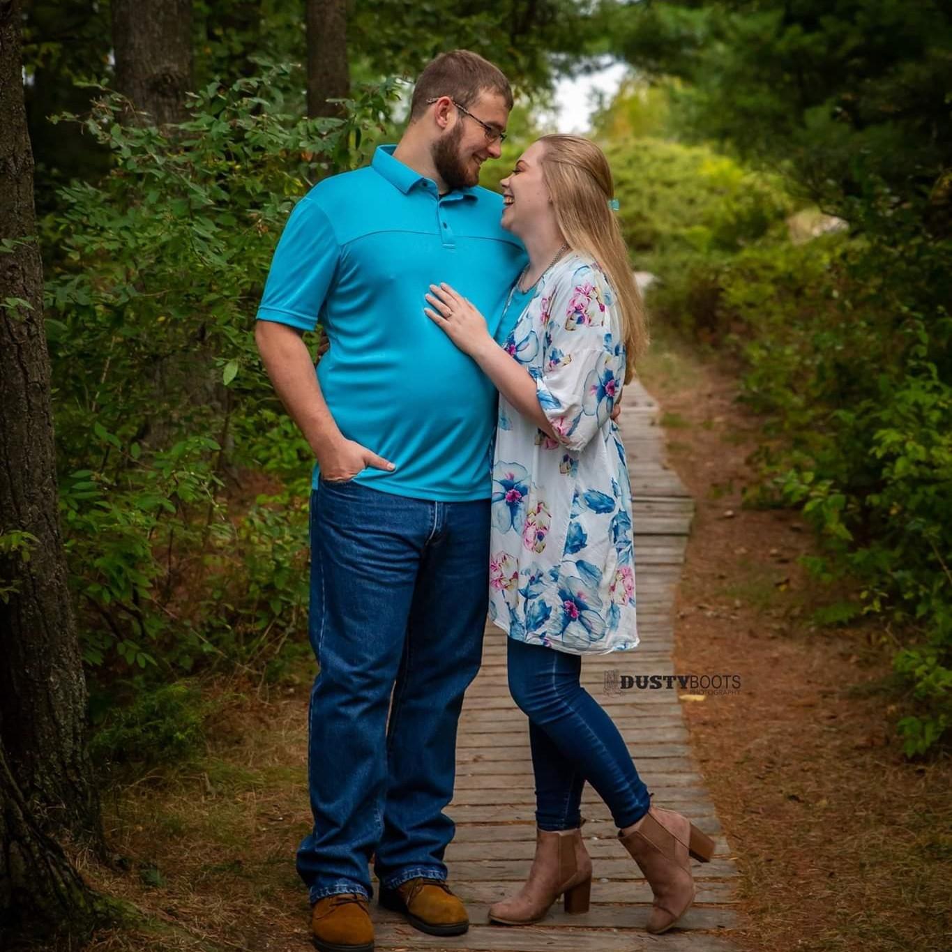 Taylor and Nathan engagement photos. September 9, 2019