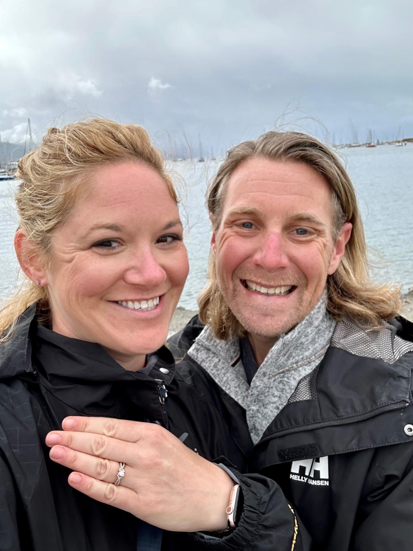 The moment after Jay proposed at the end of the world