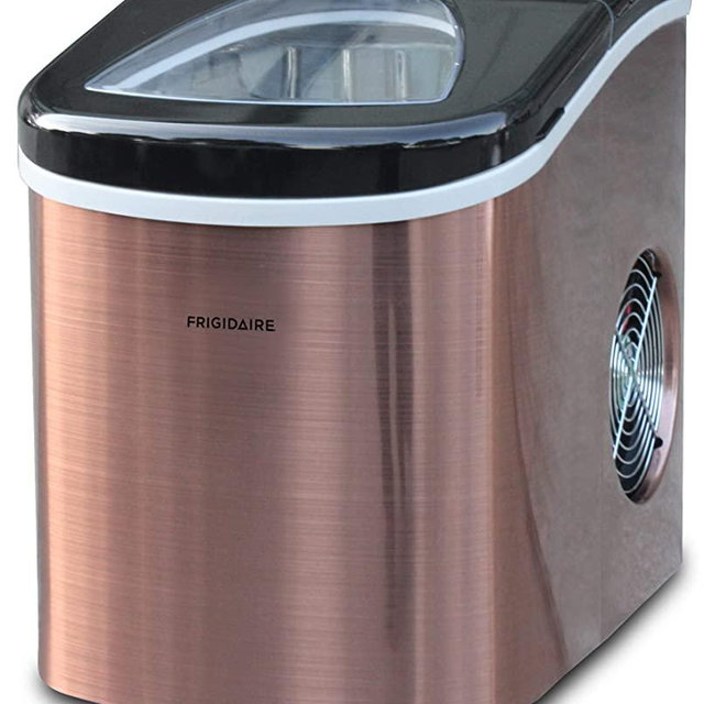 Frigidaire EFIC117-SSCOPPER-COM Stainless Steel Ice Maker, 26lb per day, COPPER STAINLESS