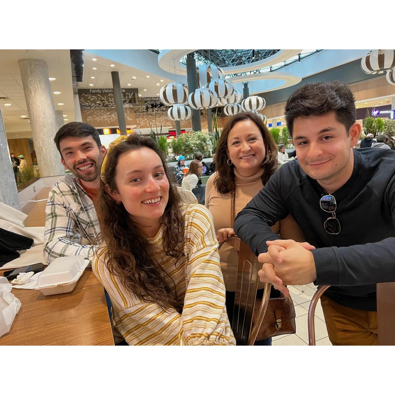First time William came to visit Canada during Rebecca's first visit to check out if Chris was worthy of his sister...needless to say he approved.