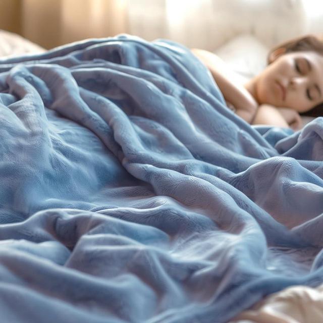 Bedsure Fleece King Size Blanket for Bed - Warm, Cozy, Soft & Thick Blanket for Winter, Heavy 500Gsm Anti-Static Design, Ideal for Couch & Sofa, Ashley Blue, 108x90 Inch