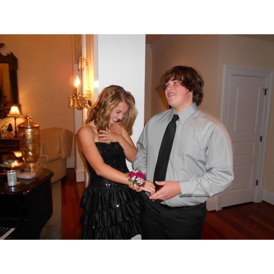 Our first homecoming, sophomore year, October 2011