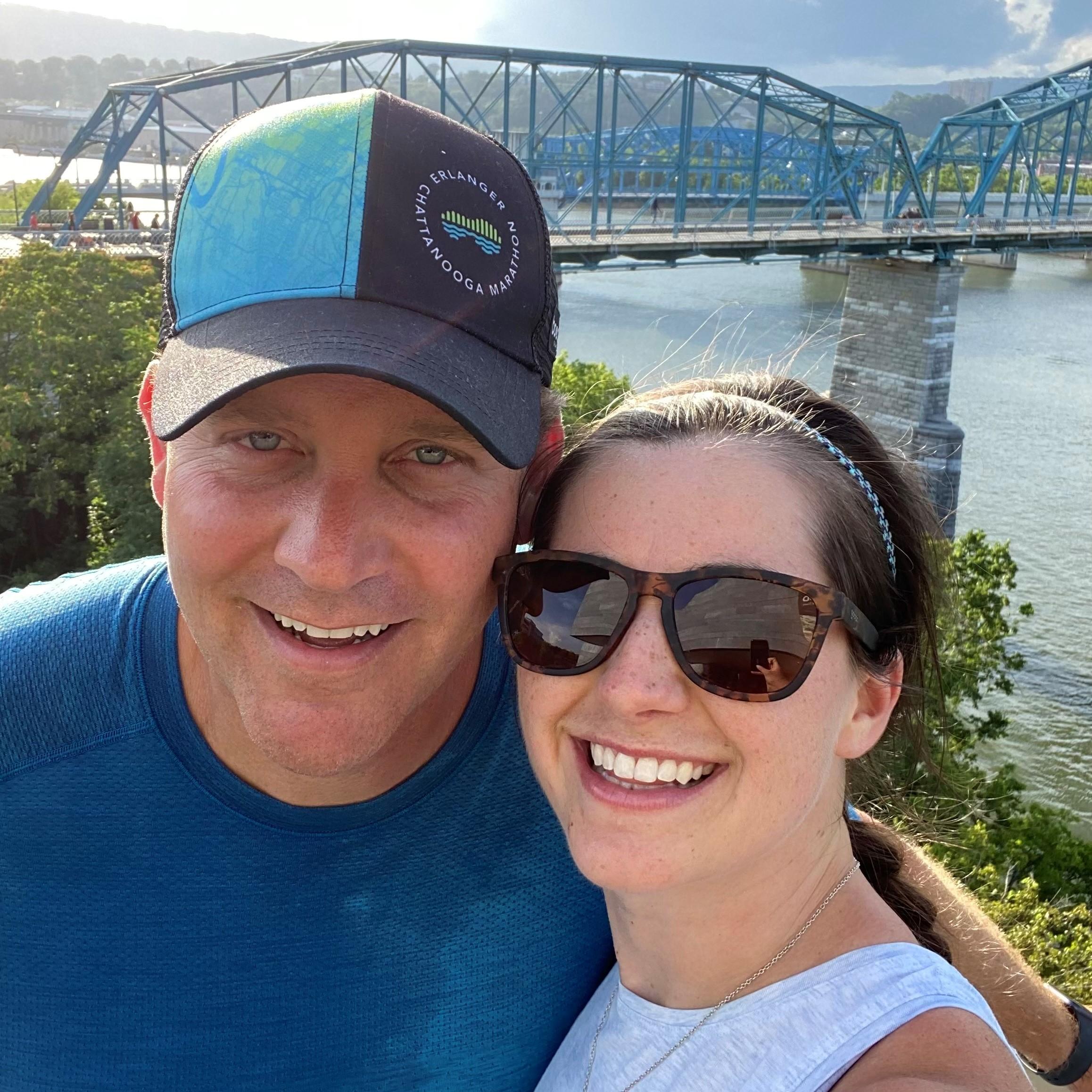 One of our favorite spots for a mid run pic...