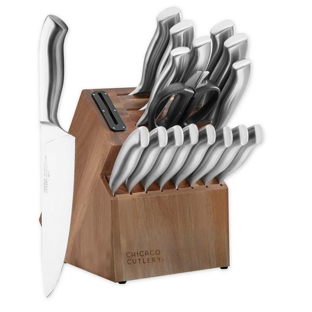 Chicago Cutlery® Insignia Steel 18-Piece Knife Block Set