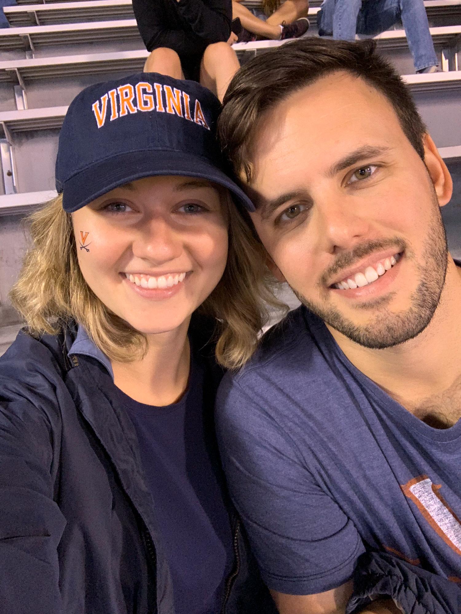 Go Hoos! UVA football game, Charlottesville VA