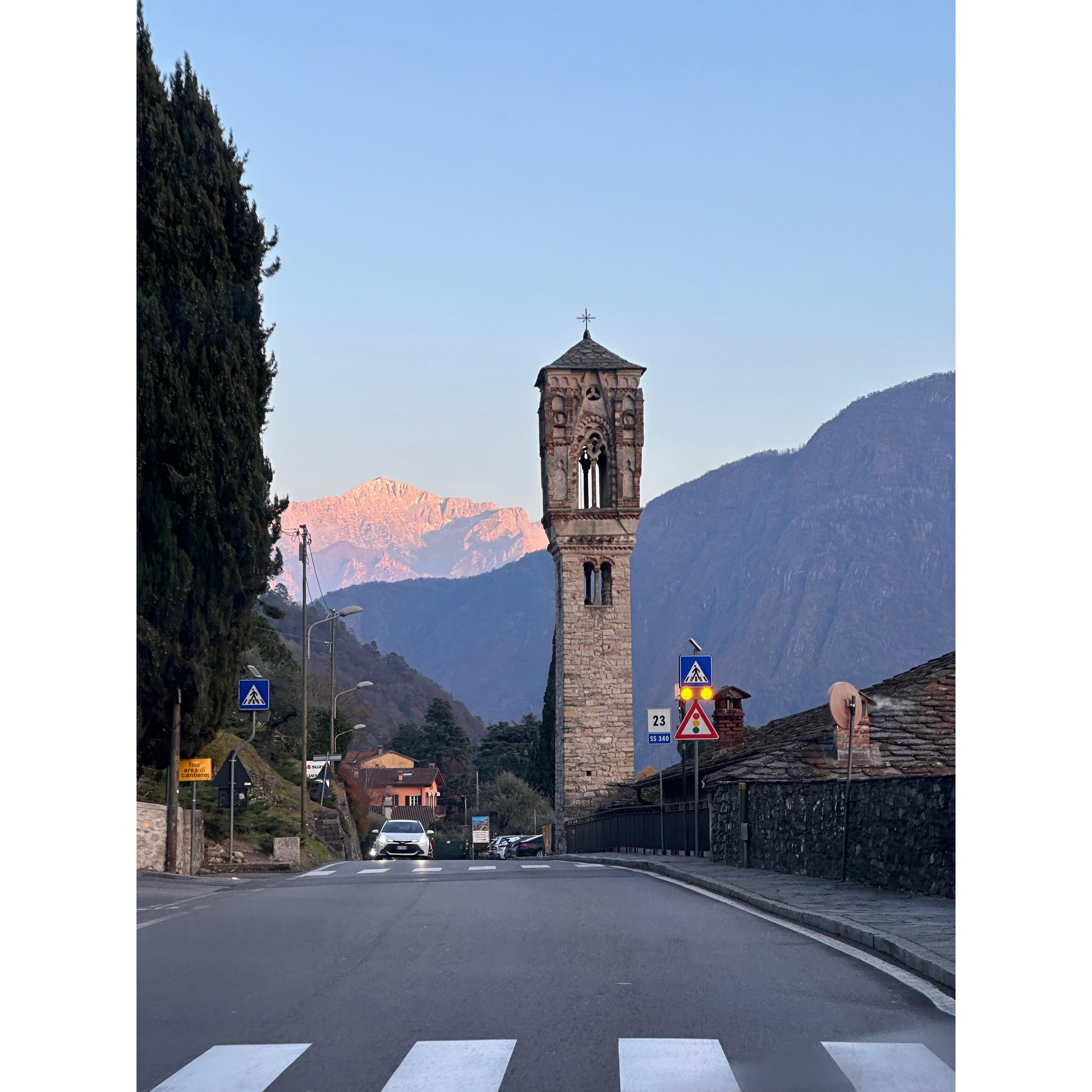 First night in Lenno