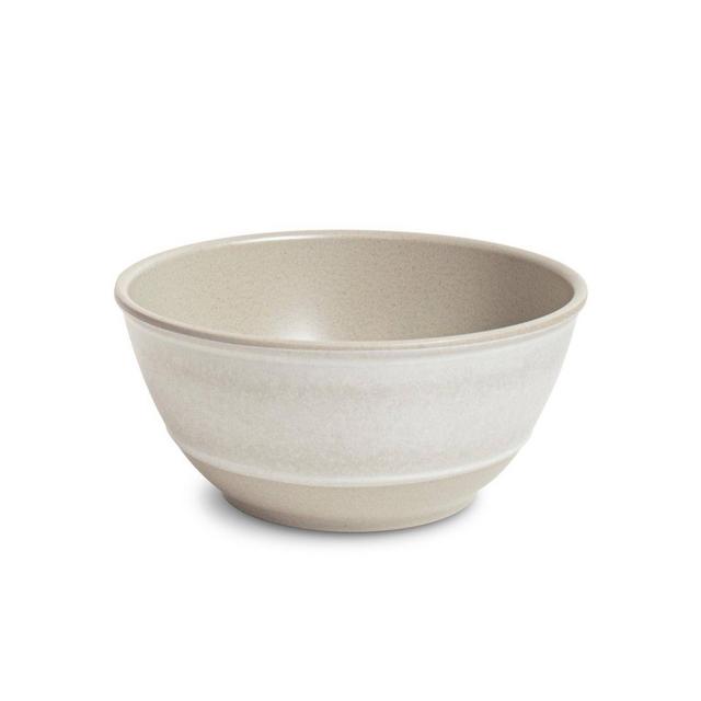 25oz Melamine and Bamboo Cereal Bowl White - Threshold™