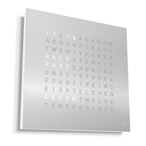 QLOCKTWO EARTH 45 STAINLESS STEEL - CLASSIC