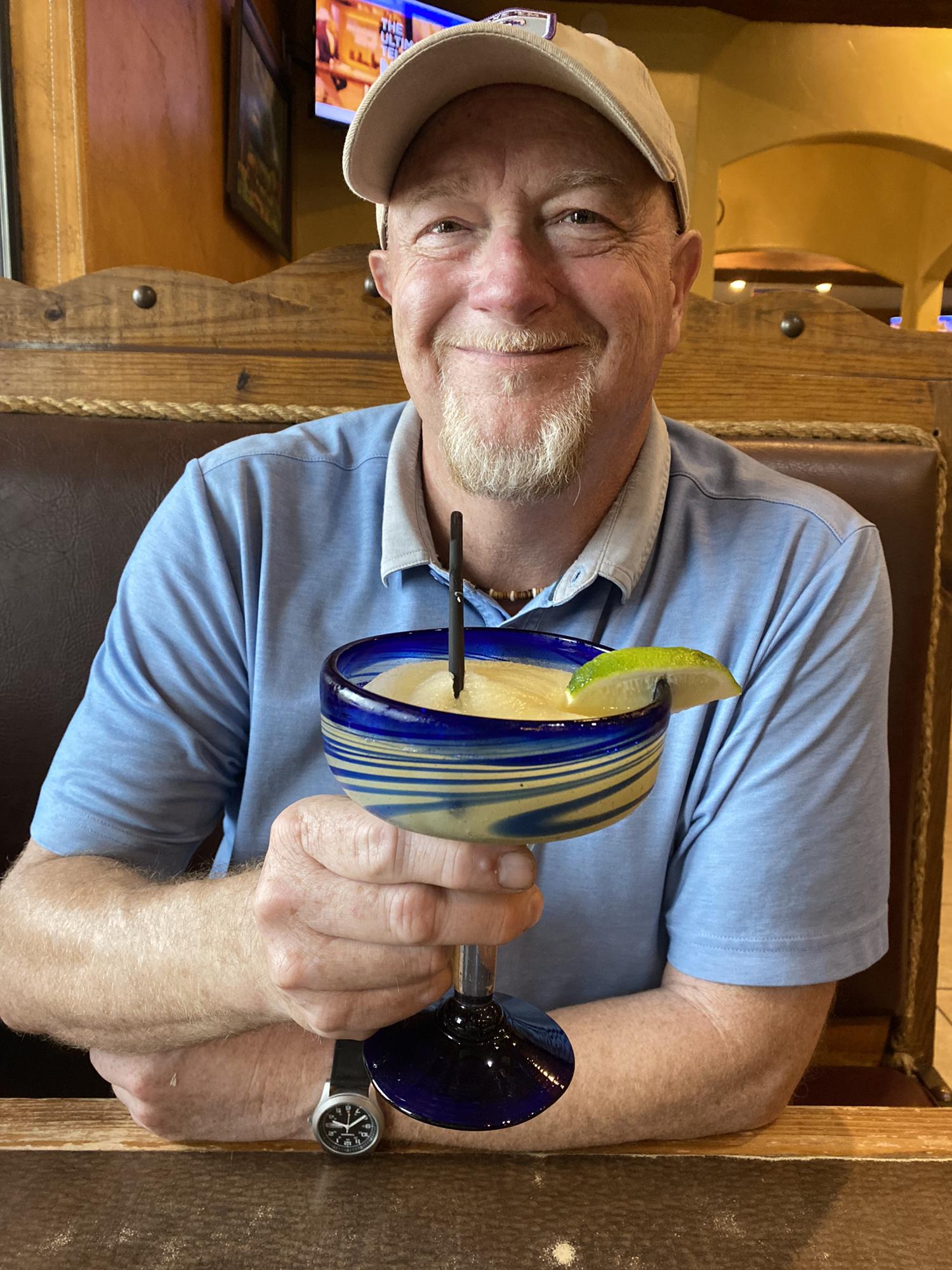 His first Moore Family Reunion.  He needed a drink.