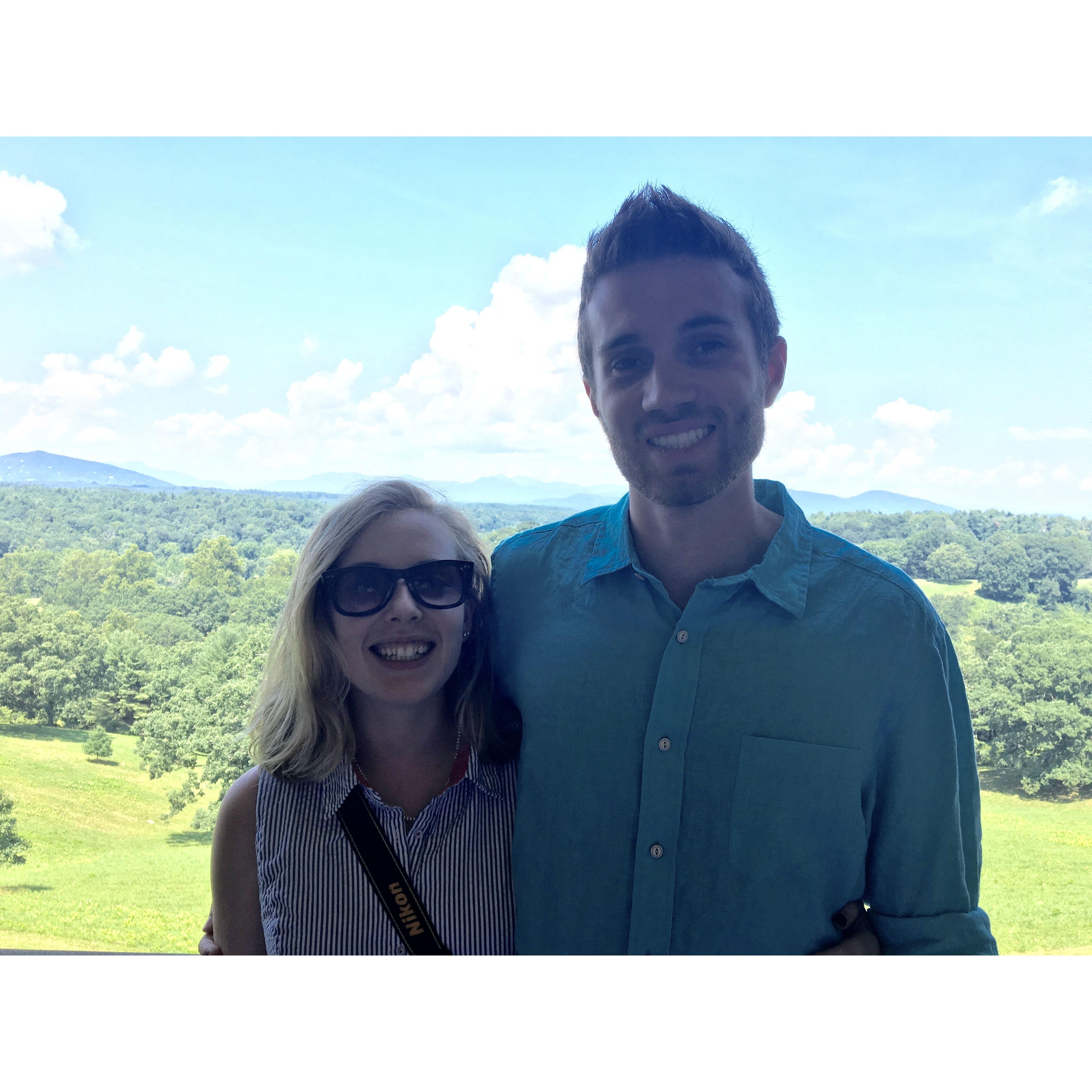 Megan took Alex to one of her favorite places, Biltmore House in Asheville, NC