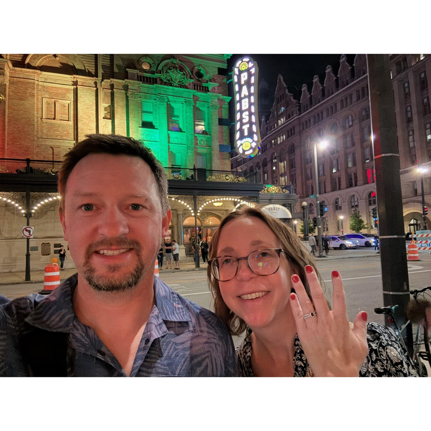 Happily engaged  in Milwaukee :)
