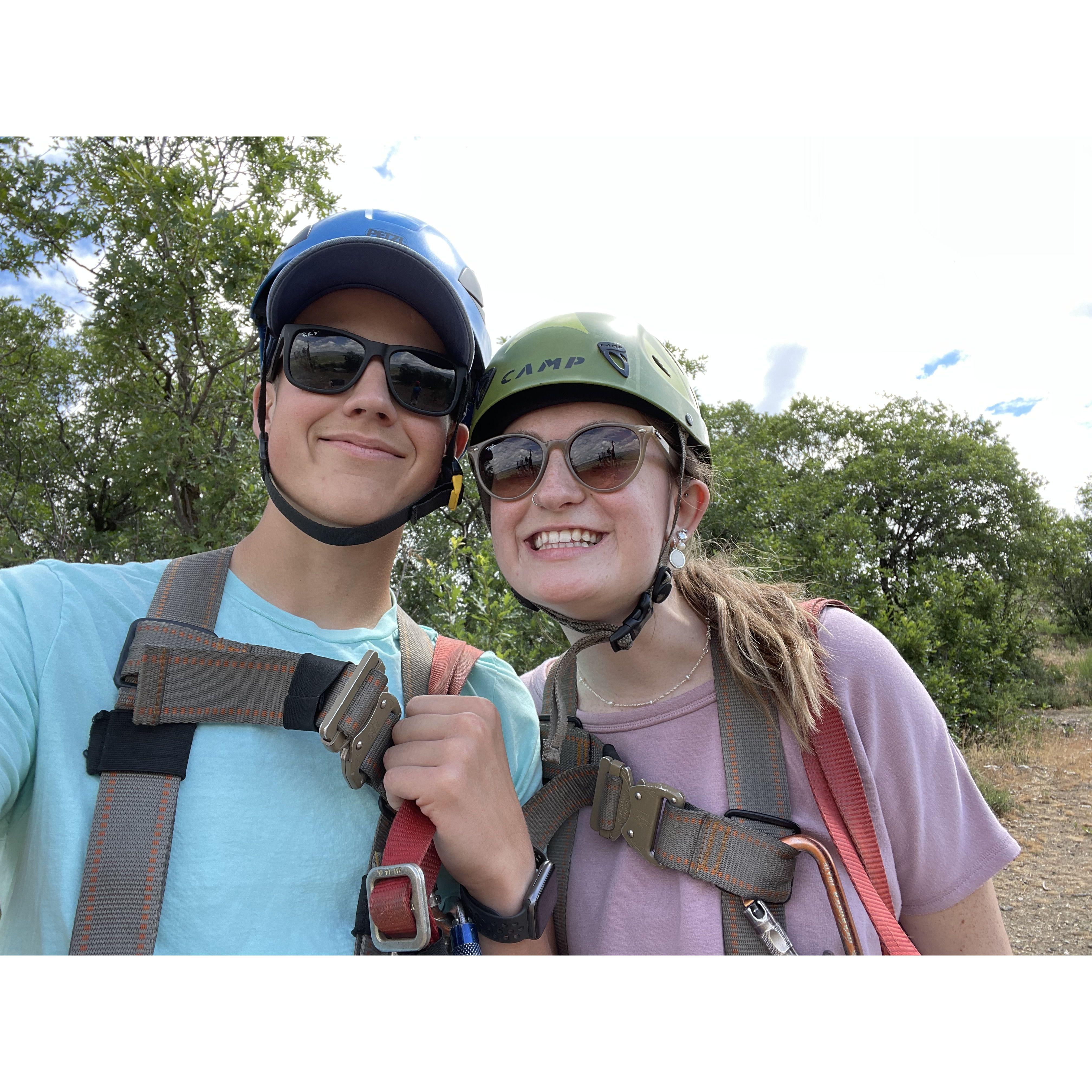 Steamboat Springs Zip line for Jon's birthday in 2021!
