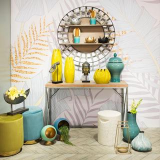 Metal and Wood Shelf