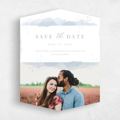 Blue Diamond Wedding Save the Date - Zortas Photo