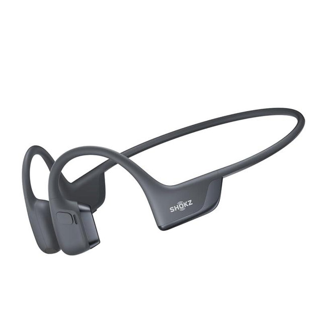 SHOKZ New OpenRun Pro 2 - Open-Ear, Bone Conduction Sport Headphones - with Headband - Sweat Resistant, Workout Headphones - Secure, Wireless, Comfortable Fit-Deep Bass and Smart Mic App