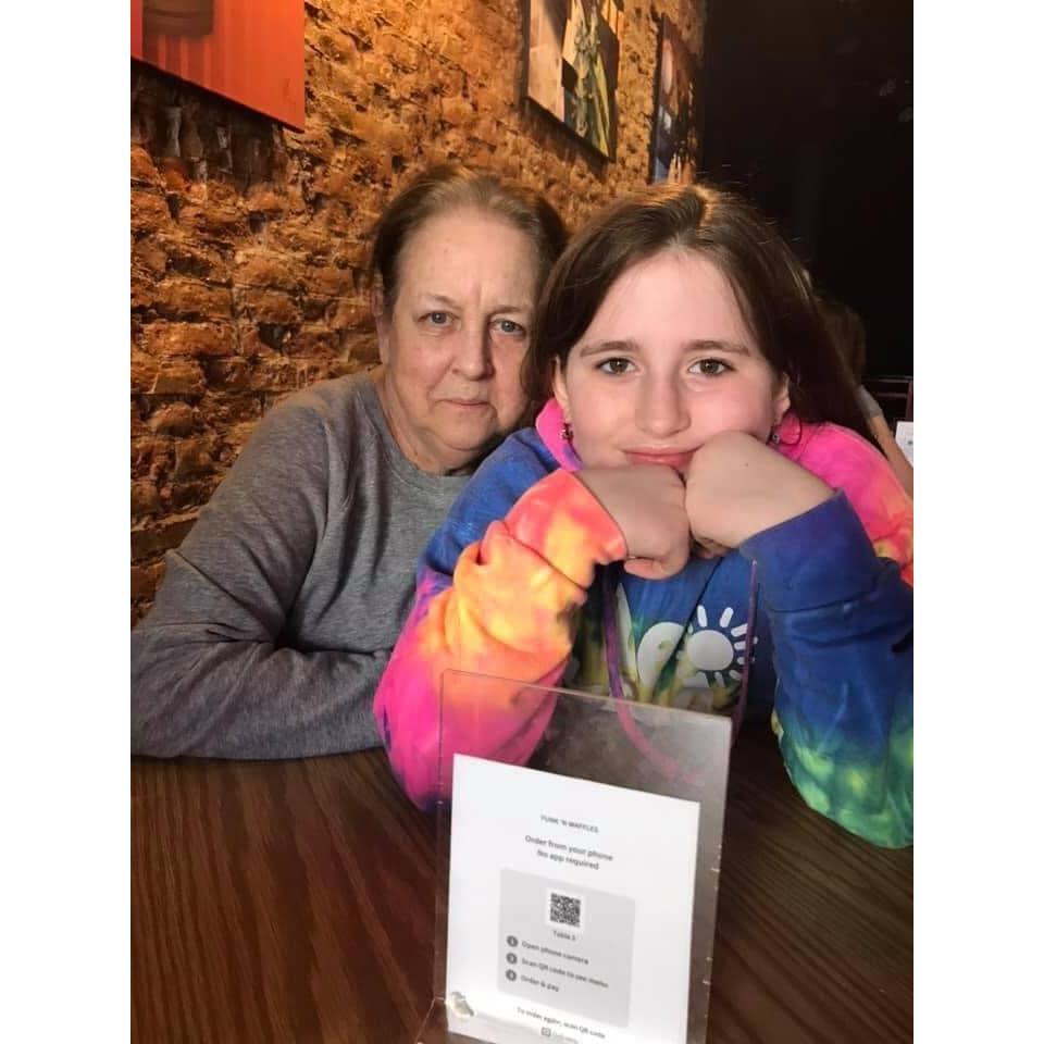 Mother’s Day with Grandma.