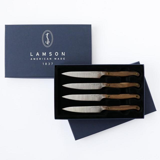 5" Vintage Steak Knives, 4-Piece Sets, Fine-Edge or Serrated
