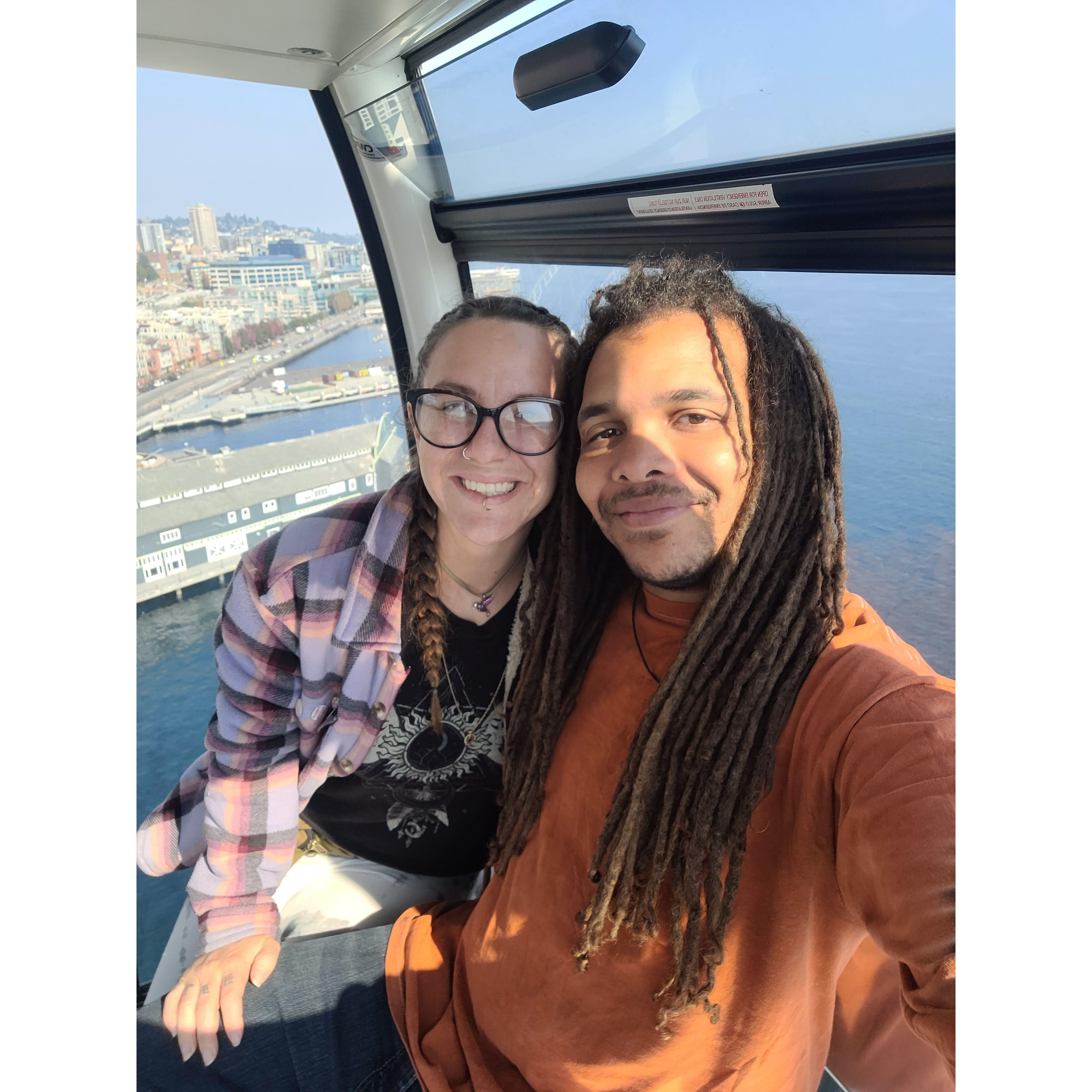 Ferris Wheels are our thing, in Seattle Washington