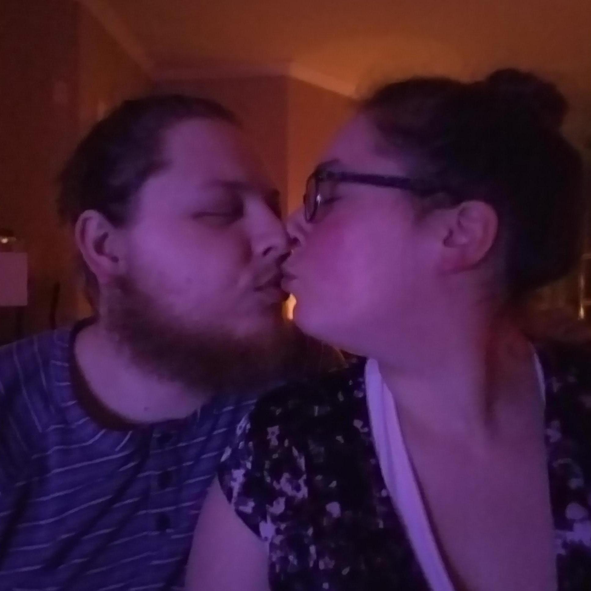 Our New Year's midnight kiss to start off 2019