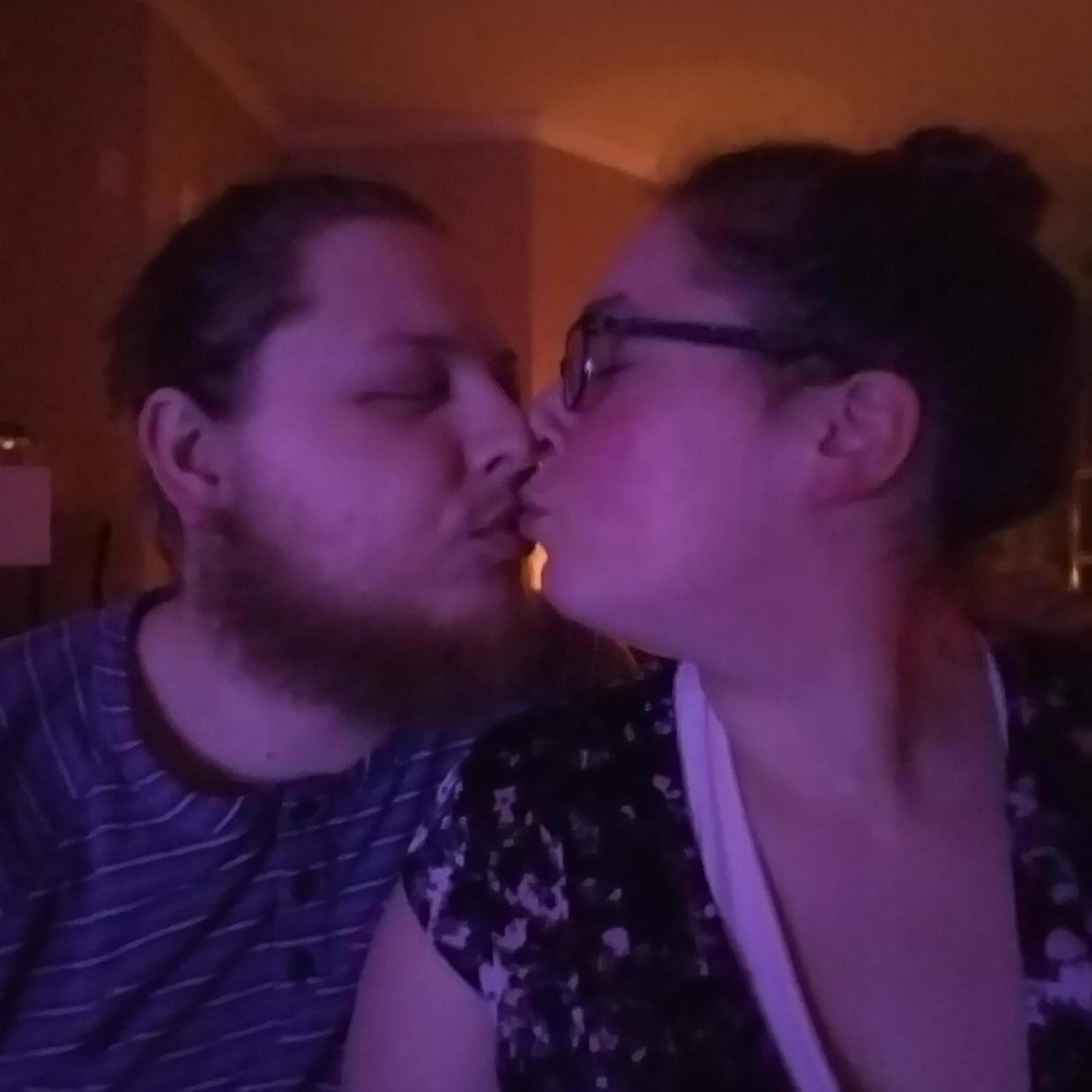 Our New Year's midnight kiss to start off 2019