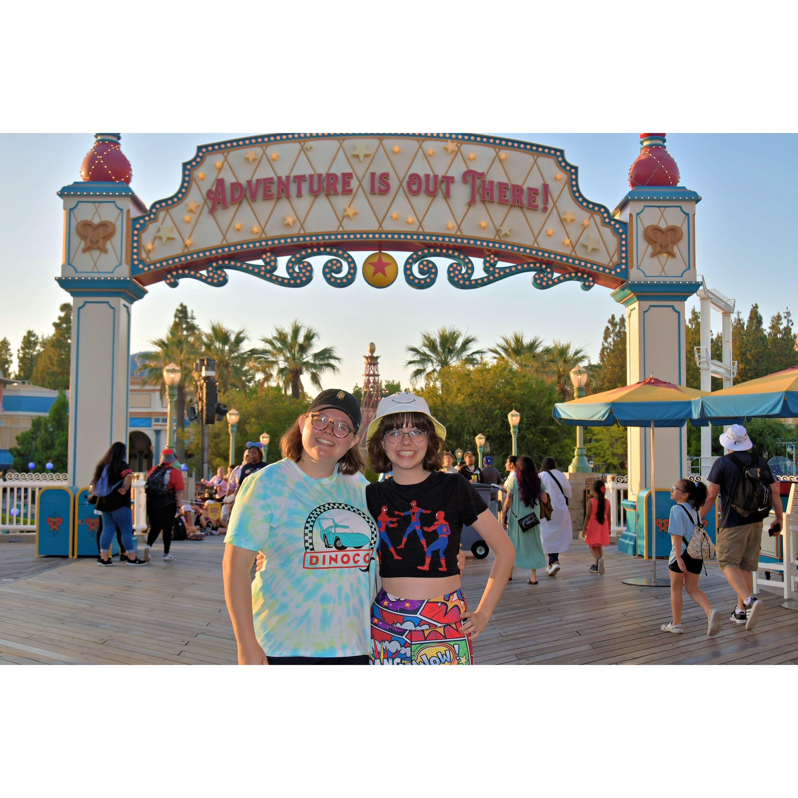 Our first Disney trip together