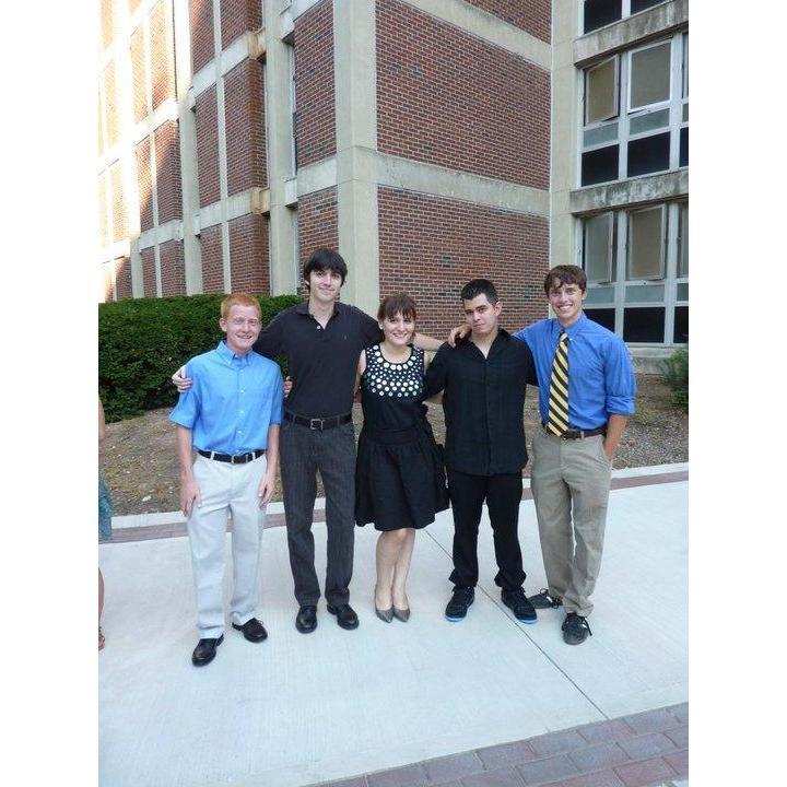 "This is the earliest photo I could find of the two of us together at TCNJ, it may have actually been the day we met. Little did we know, we would fall in love and marry ten years later."