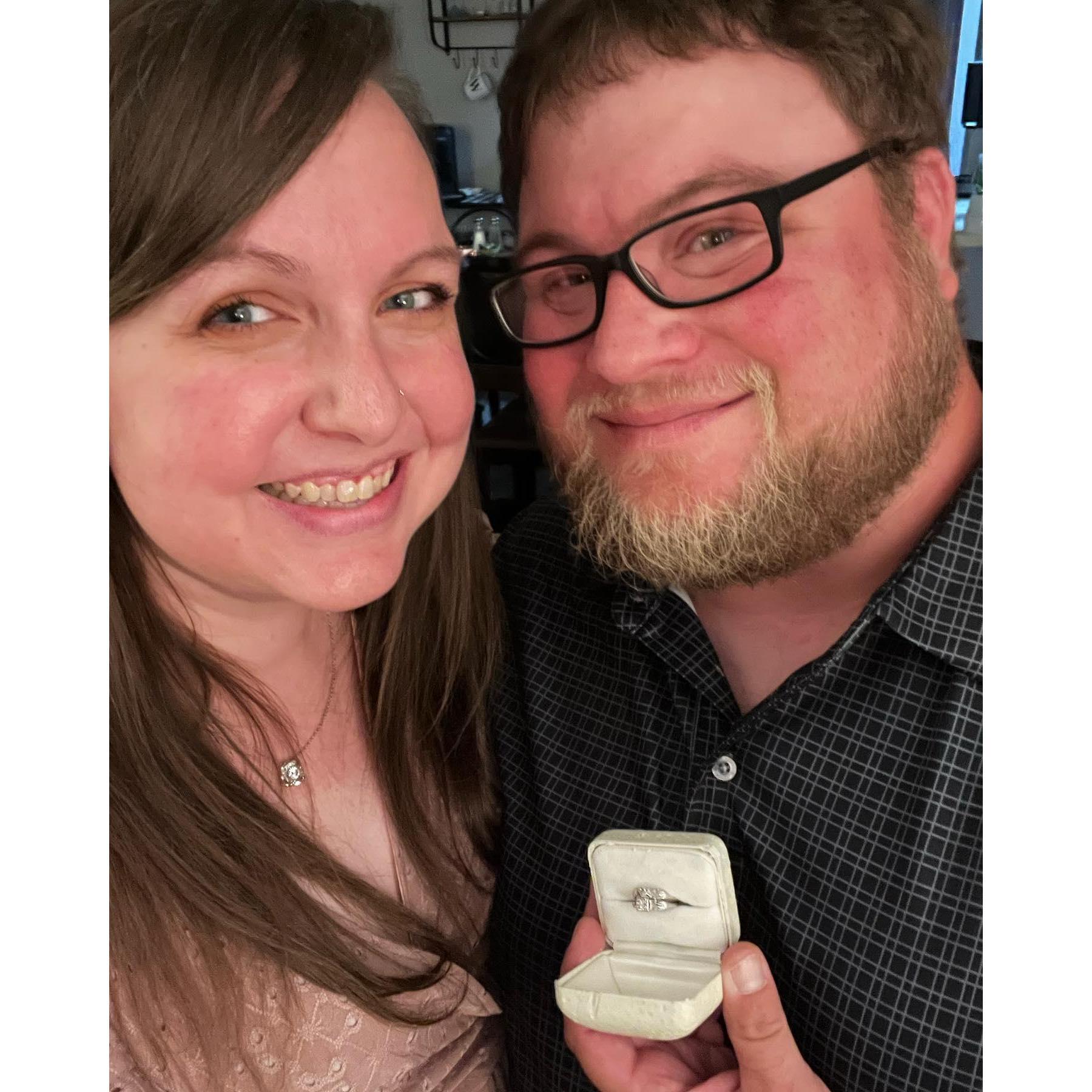 The day we got engaged - 8/5/2023