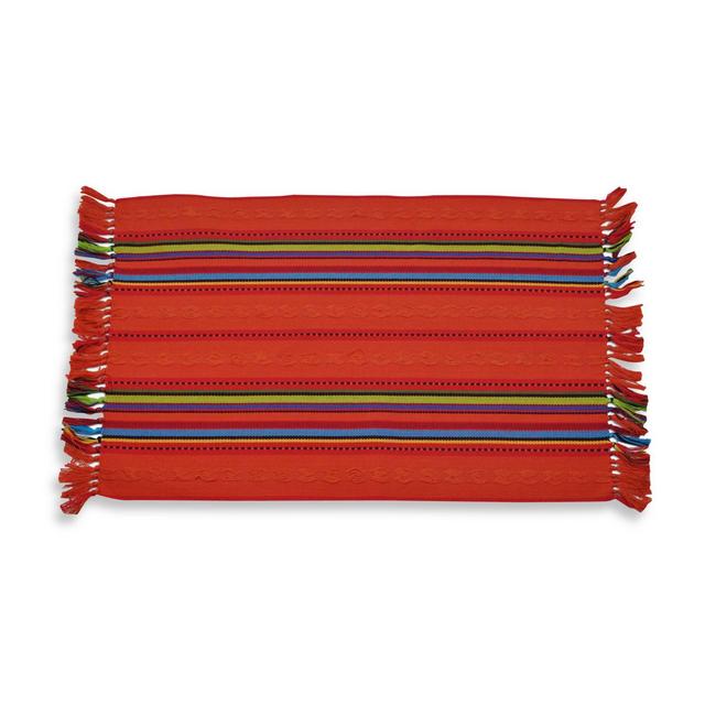 OLE! Rib Stripe Reversible Placemat - 100% Cotton