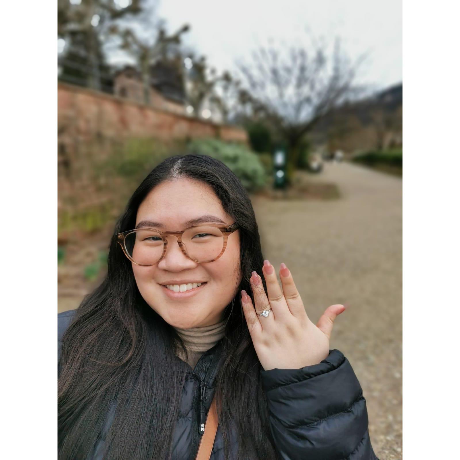 Hanna said yes!!!! February 2024