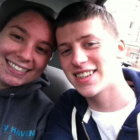 April 2013. We both really liked this picture of us 😊