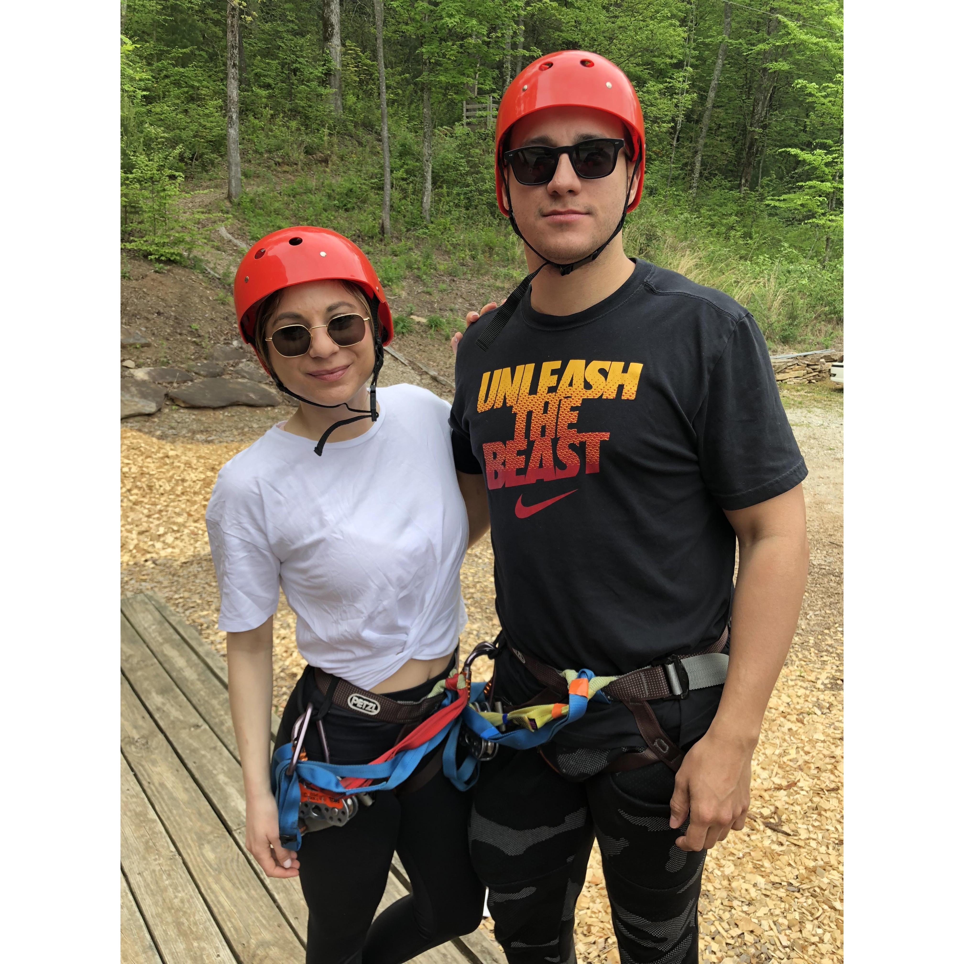 Ziplining in the North Carolina Mountains