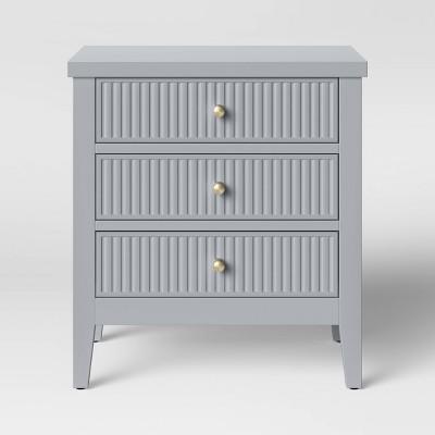 Wrentham Beadboard Farmhouse 3 Drawer Nightstand - Threshold™