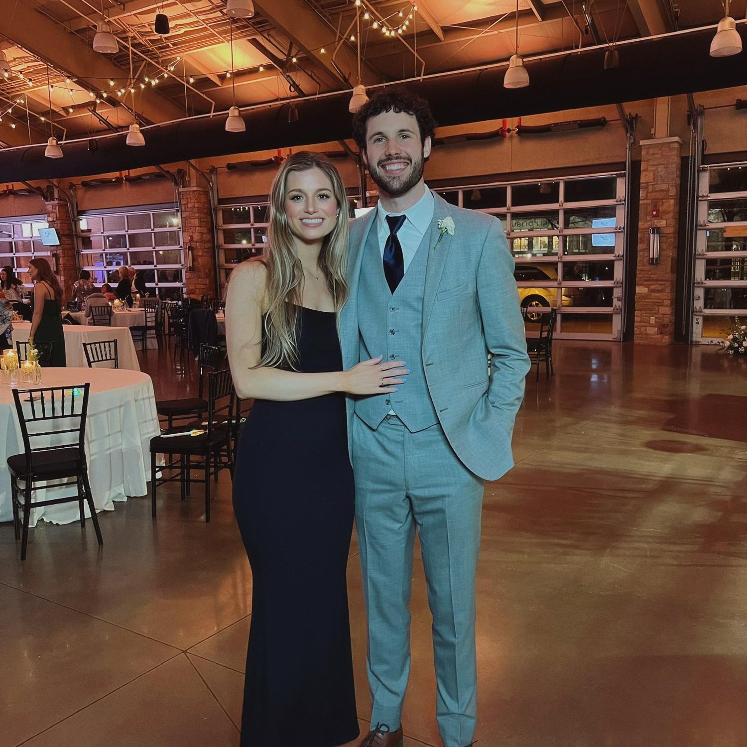 3/1/2025- Photo from wedding of Merrick's friends, Nick and Oliva, in Tuscaloosa, Alabama.