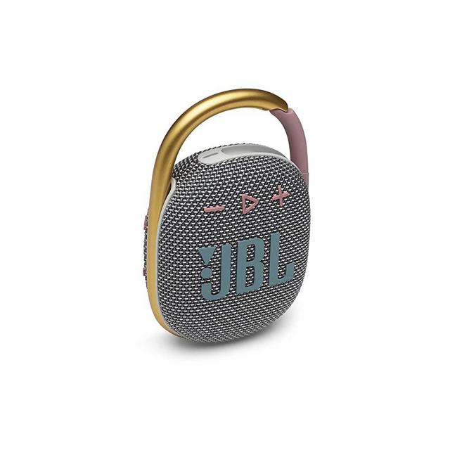 JBL Clip 4 - Portable Mini Bluetooth Speaker, Big Audio and Punchy bass, Integrated Carabiner, IP67 Waterproof and dustproof, 10 Hours of Playtime, Speaker for Home, Outdoor and Travel - (Gray)