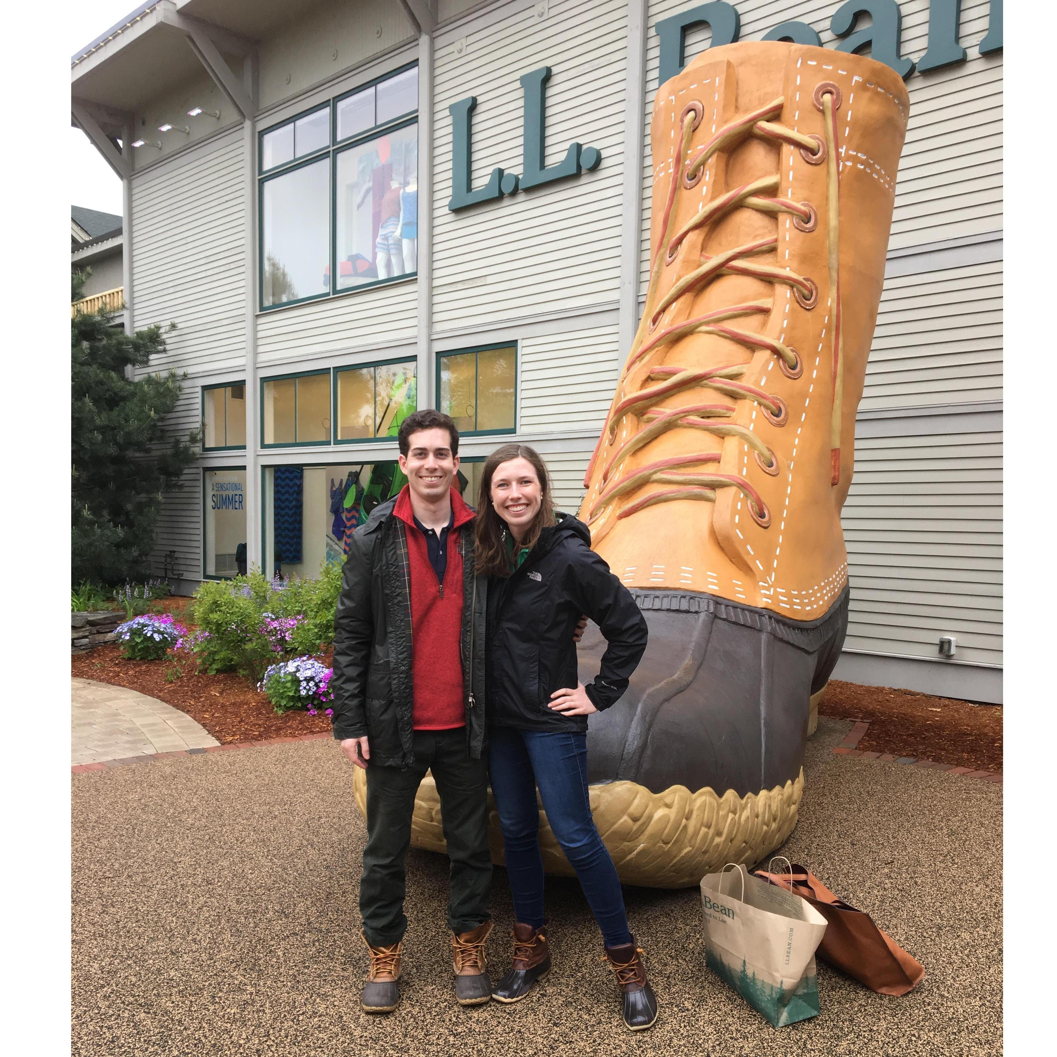 Duck boots.