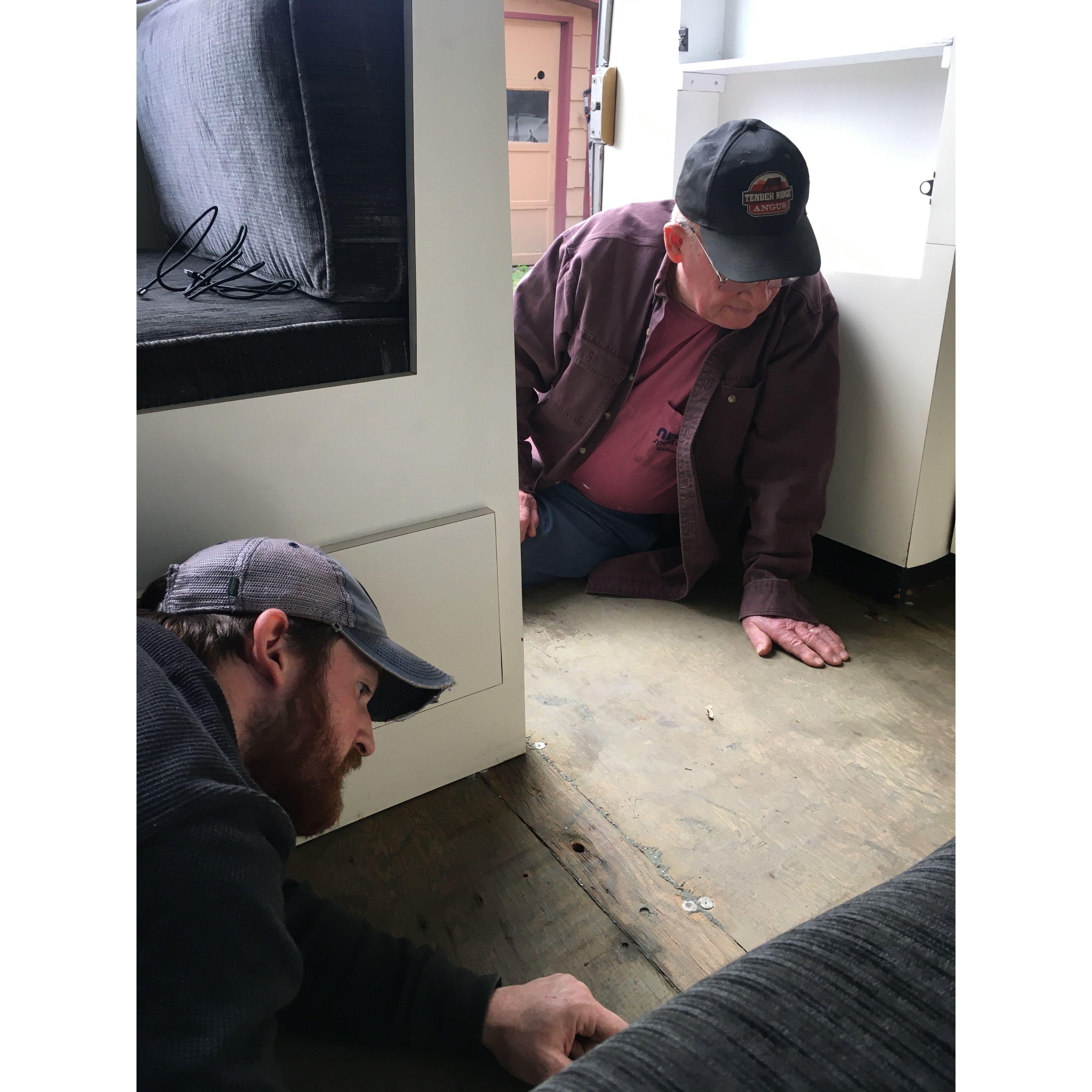 Figuring out the floor problem (April 2020)