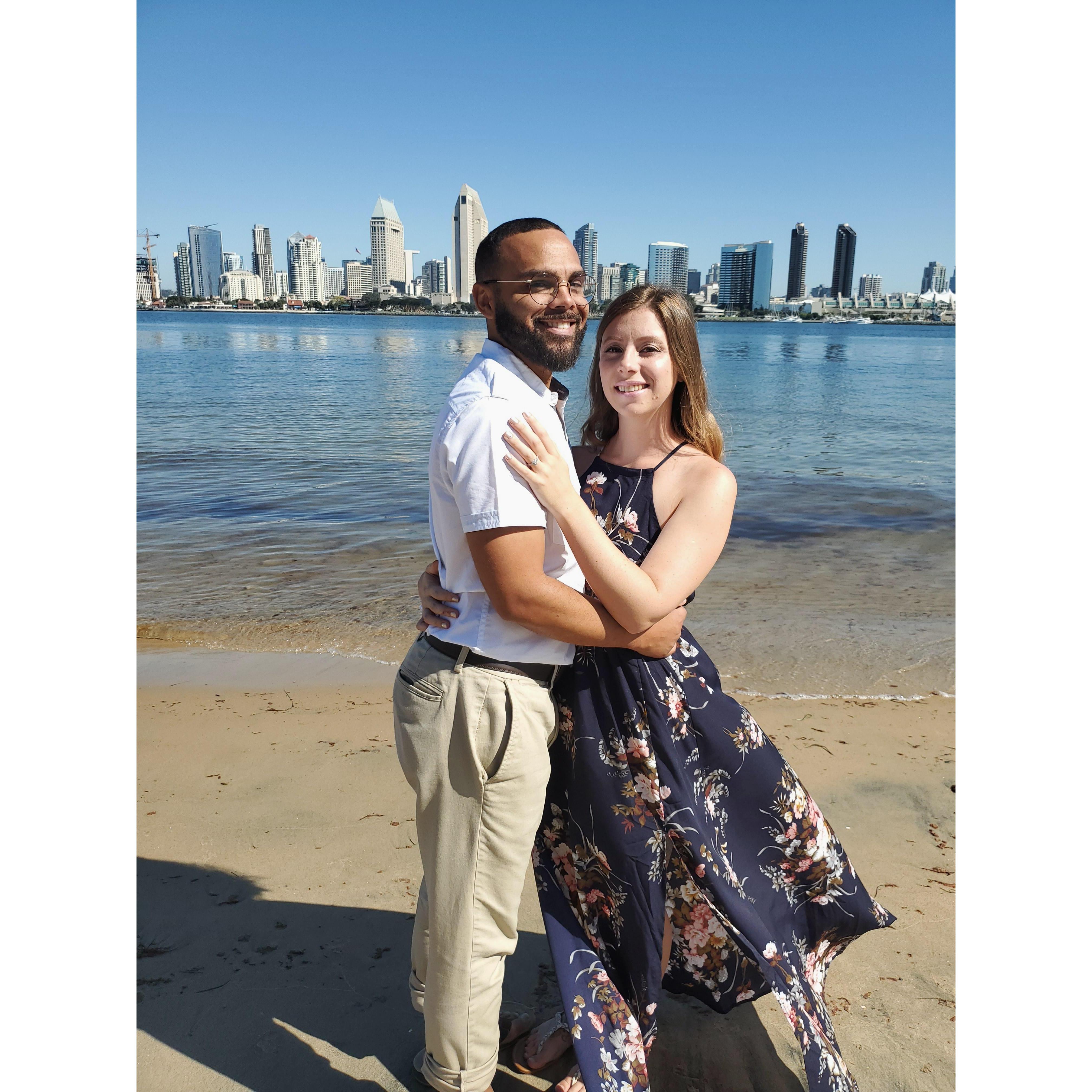 In Coronado. The island where we're getting married at!