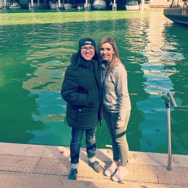 Every year on St. Patty's day, Chicago dyes the river green. It is a really cool tradition, but because Nicole was in law school, she only had time to see it once in three years.