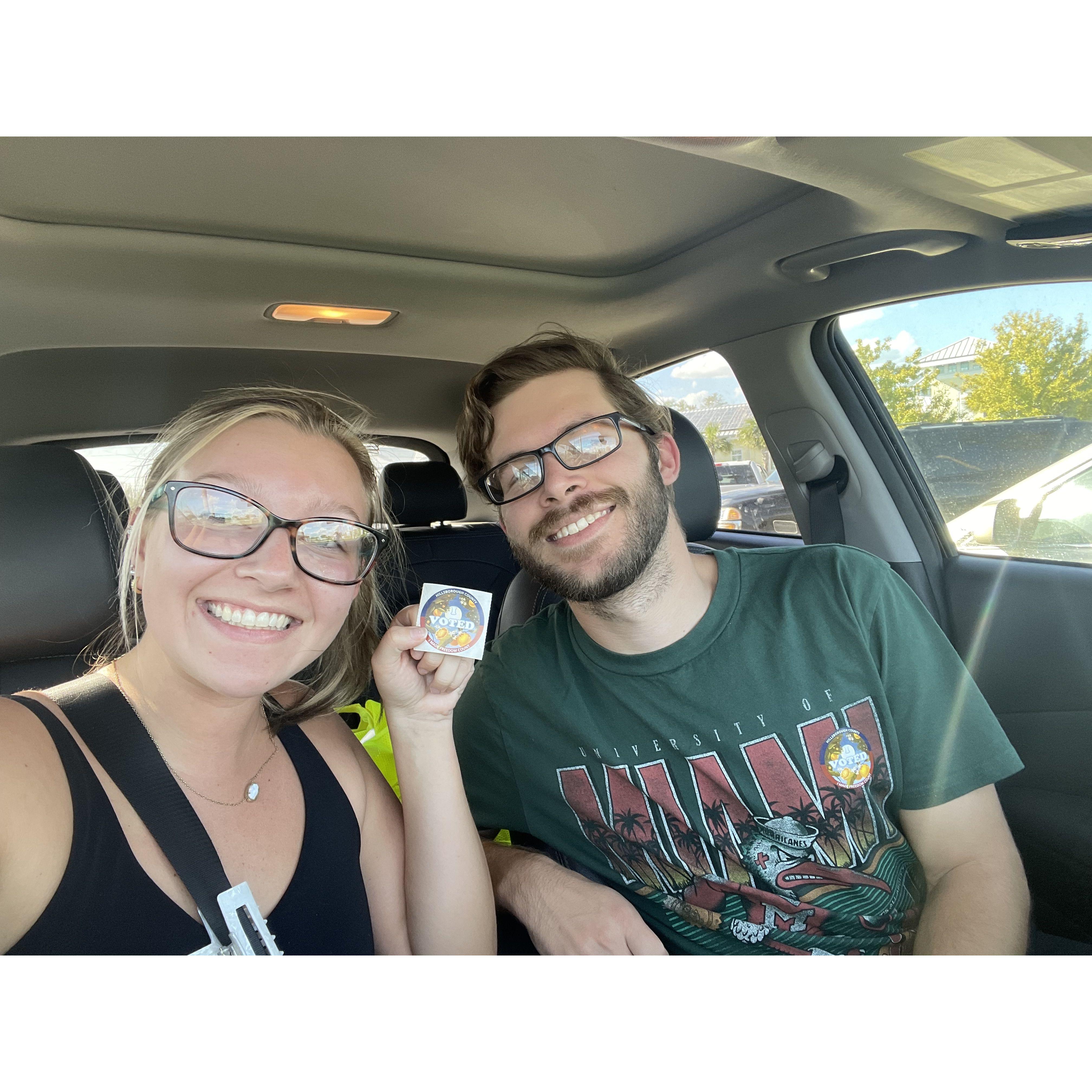We voted!